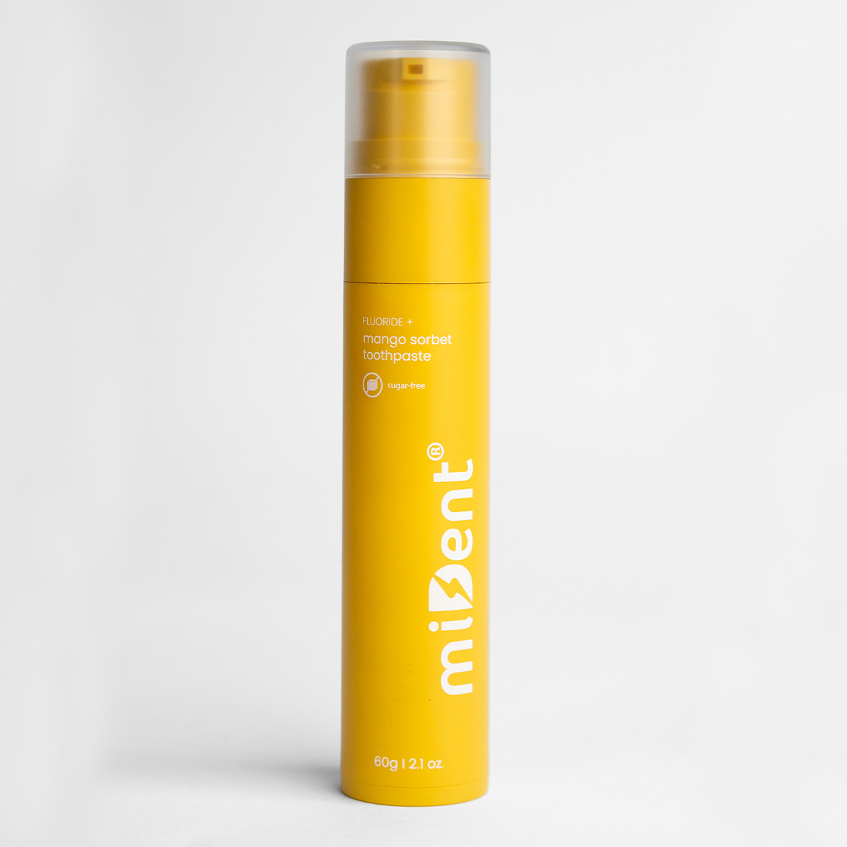 Levně Zubní pasty miDent bez cukru Mango sorbet